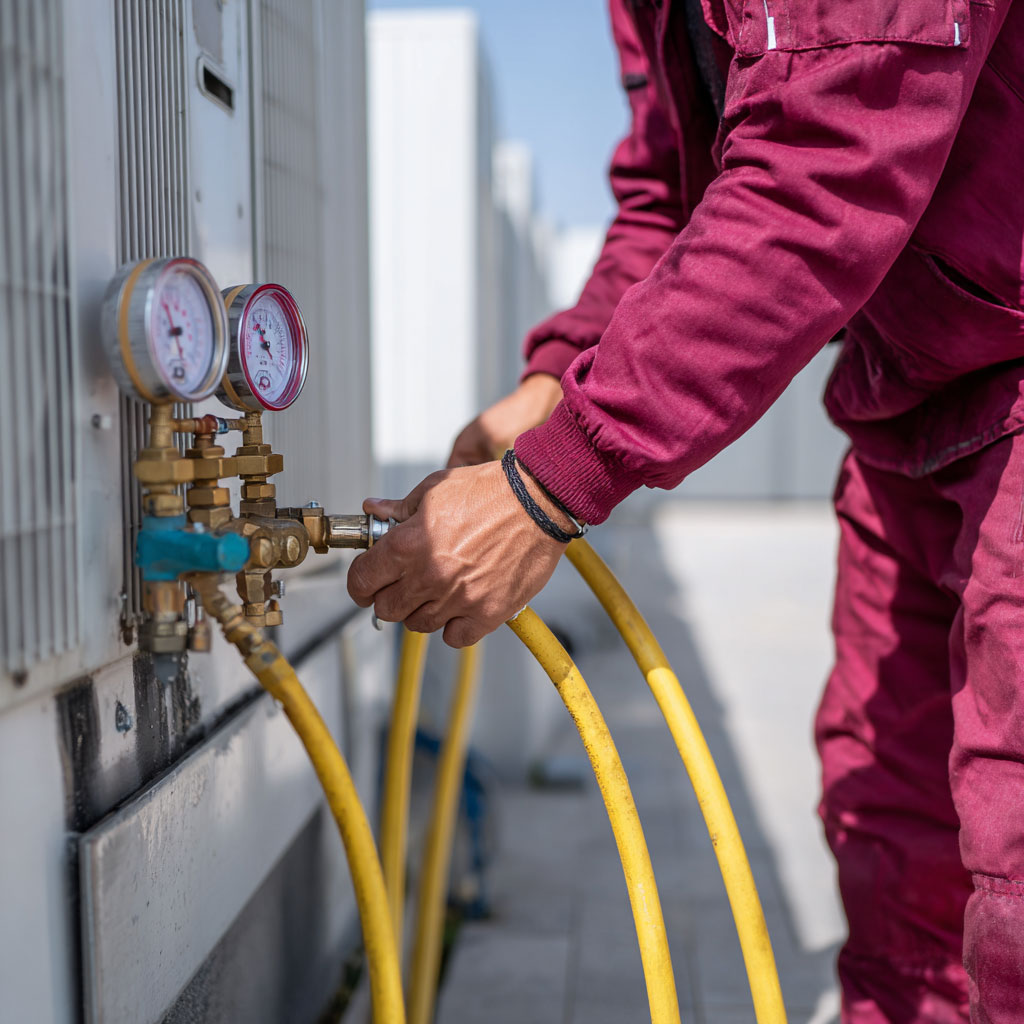 Controllo livello gas e pressione