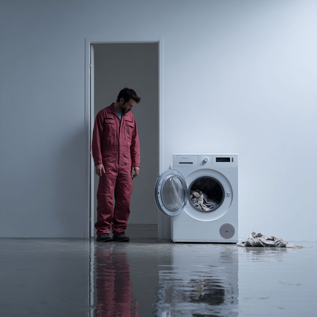 La lavatrice non centrifuga